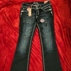 NWT Amethyst Jeans Women's size 11 Slim Boot